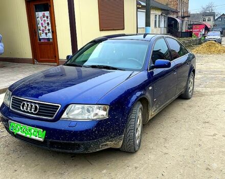 Синий Ауди А6, объемом двигателя 2.5 л и пробегом 380 тыс. км за 2500 $, фото 1 на Automoto.ua