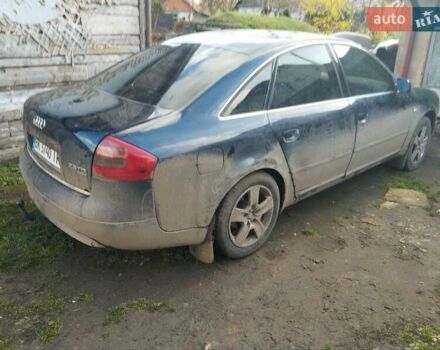 Синий Ауди А6, объемом двигателя 2.5 л и пробегом 340 тыс. км за 1750 $, фото 1 на Automoto.ua