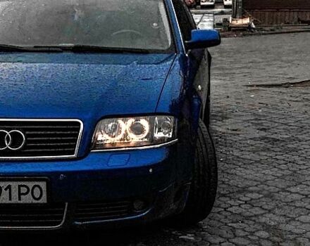 Синий Ауди А6, объемом двигателя 2.5 л и пробегом 390 тыс. км за 6500 $, фото 1 на Automoto.ua
