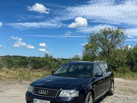 Синий Ауди А6, объемом двигателя 2.5 л и пробегом 380 тыс. км за 5500 $, фото 1 на Automoto.ua