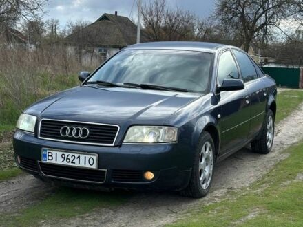 Синий Ауди А6, объемом двигателя 2.5 л и пробегом 400 тыс. км за 3350 $, фото 1 на Automoto.ua