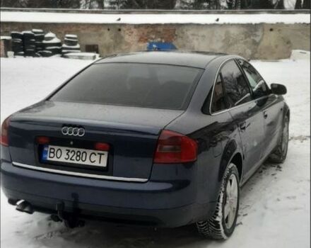 Синий Ауди А6, объемом двигателя 2.5 л и пробегом 375 тыс. км за 4200 $, фото 1 на Automoto.ua