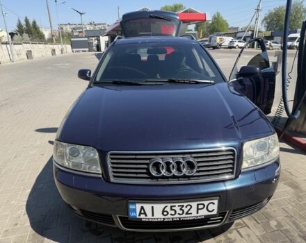 Синий Ауди А6, объемом двигателя 2.5 л и пробегом 350 тыс. км за 4000 $, фото 1 на Automoto.ua