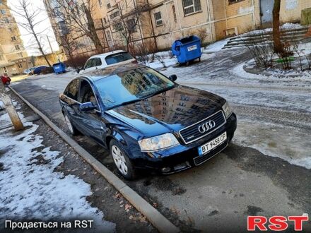 Синий Ауди А6, объемом двигателя 2.5 л и пробегом 325 тыс. км за 5000 $, фото 1 на Automoto.ua