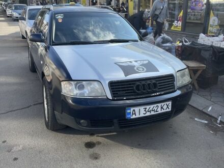 Синий Ауди А6, объемом двигателя 2.5 л и пробегом 343 тыс. км за 4000 $, фото 1 на Automoto.ua