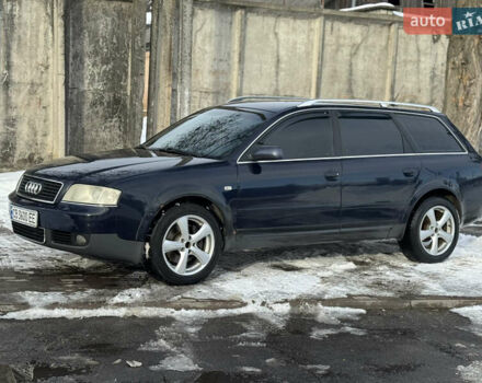 Синий Ауди А6, объемом двигателя 2.5 л и пробегом 359 тыс. км за 3800 $, фото 1 на Automoto.ua