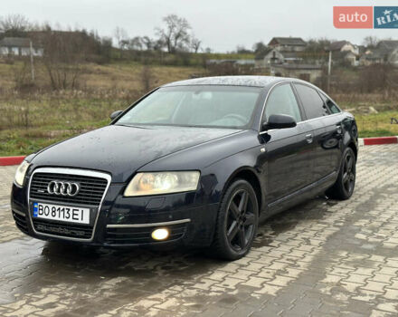 Синий Ауди А6, объемом двигателя 3 л и пробегом 430 тыс. км за 5950 $, фото 1 на Automoto.ua