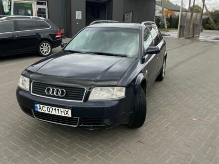 Синий Ауди А6, объемом двигателя 2.5 л и пробегом 405 тыс. км за 4300 $, фото 1 на Automoto.ua