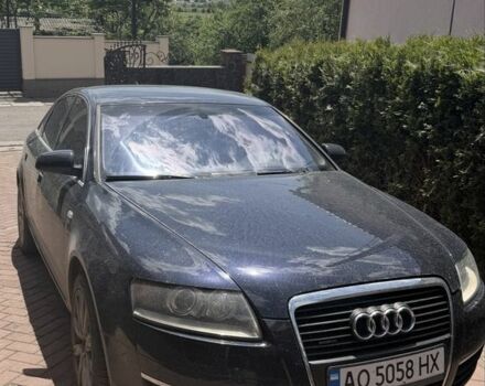 Синий Ауди А6, объемом двигателя 3 л и пробегом 300 тыс. км за 6500 $, фото 1 на Automoto.ua
