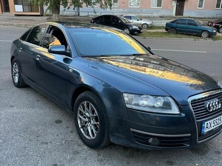 Синий Ауди А6, объемом двигателя 2.4 л и пробегом 201 тыс. км за 5900 $, фото 1 на Automoto.ua