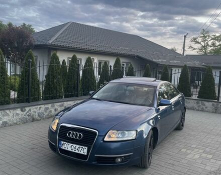 Синий Ауди А6, объемом двигателя 3 л и пробегом 456 тыс. км за 4500 $, фото 1 на Automoto.ua