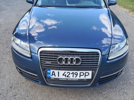 Синий Ауди А6, объемом двигателя 3 л и пробегом 390 тыс. км за 7500 $, фото 1 на Automoto.ua