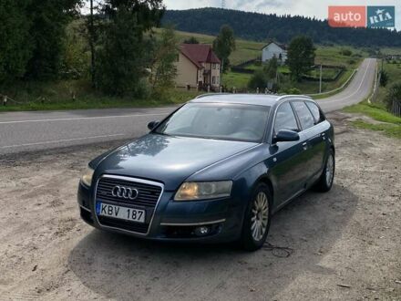 Синий Ауди А6, объемом двигателя 3 л и пробегом 350 тыс. км за 3300 $, фото 1 на Automoto.ua