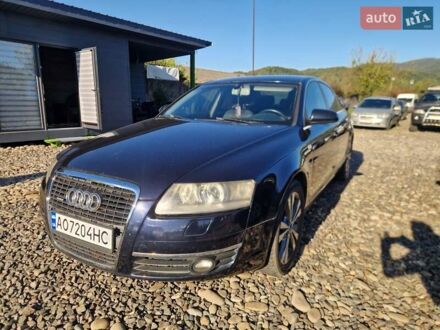 Синий Ауди А6, объемом двигателя 3 л и пробегом 345 тыс. км за 5999 $, фото 1 на Automoto.ua