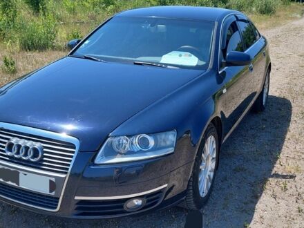 Синий Ауди А6, объемом двигателя 2 л и пробегом 255 тыс. км за 8500 $, фото 1 на Automoto.ua