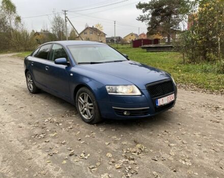 Синий Ауди А6, объемом двигателя 3 л и пробегом 300 тыс. км за 3850 $, фото 1 на Automoto.ua