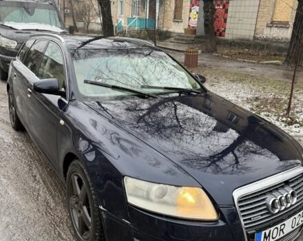 Синий Ауди А6, объемом двигателя 3 л и пробегом 447 тыс. км за 4500 $, фото 1 на Automoto.ua