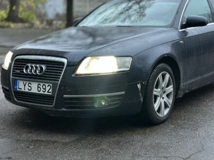 Синий Ауди А6, объемом двигателя 3 л и пробегом 300 тыс. км за 3800 $, фото 1 на Automoto.ua