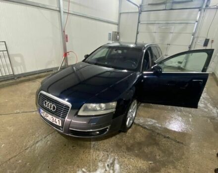 Синий Ауди А6, объемом двигателя 3 л и пробегом 384 тыс. км за 3500 $, фото 1 на Automoto.ua
