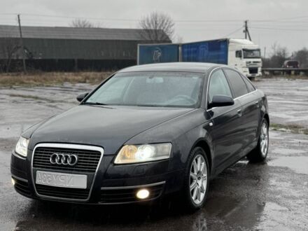 Синий Ауди А6, объемом двигателя 3 л и пробегом 337 тыс. км за 4600 $, фото 1 на Automoto.ua