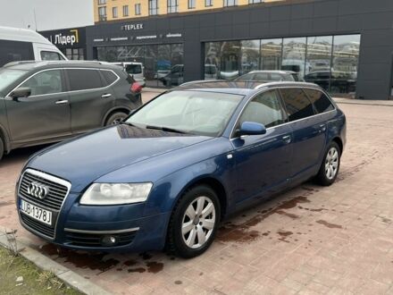 Синий Ауди А6, объемом двигателя 2 л и пробегом 400 тыс. км за 3650 $, фото 1 на Automoto.ua