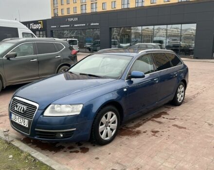Синий Ауди А6, объемом двигателя 2 л и пробегом 400 тыс. км за 3650 $, фото 1 на Automoto.ua