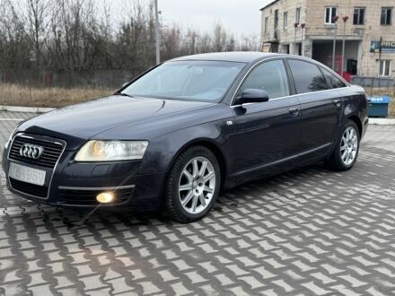 Синий Ауди А6, объемом двигателя 3 л и пробегом 327 тыс. км за 4400 $, фото 1 на Automoto.ua