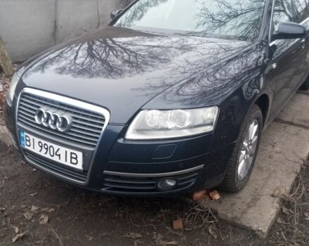 Синий Ауди А6, объемом двигателя 2 л и пробегом 370 тыс. км за 7300 $, фото 1 на Automoto.ua