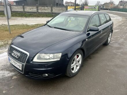 Синий Ауди А6, объемом двигателя 3 л и пробегом 210 тыс. км за 9200 $, фото 1 на Automoto.ua
