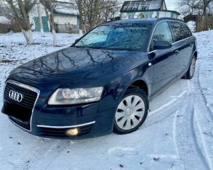 Синій Ауді А6, об'ємом двигуна 2 л та пробігом 320 тис. км за 4200 $, фото 1 на Automoto.ua
