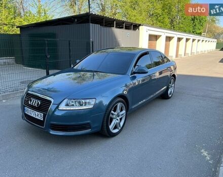 Синий Ауди А6, объемом двигателя 3 л и пробегом 292 тыс. км за 9950 $, фото 1 на Automoto.ua