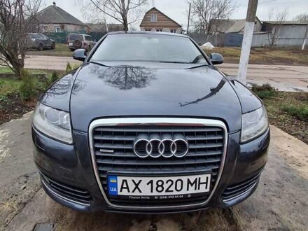 Синий Ауди А6, объемом двигателя 3 л и пробегом 200 тыс. км за 9500 $, фото 1 на Automoto.ua