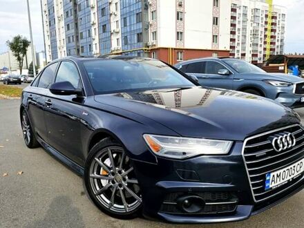 Синий Ауди А6, объемом двигателя 3 л и пробегом 161 тыс. км за 21000 $, фото 1 на Automoto.ua