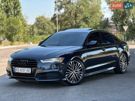 Ауди А6 2017 в Днепре (Днепропетровске) на Automoto.ua Синий Ауди А6, объемом двигателя 3 л и пробегом 124 тыс. км за 21499 $, фото 1 на Automoto.ua