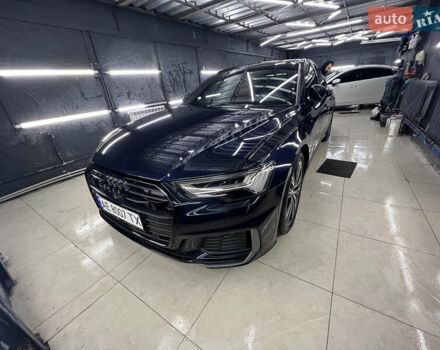 Синий Ауди А6, объемом двигателя 3 л и пробегом 94 тыс. км за 39500 $, фото 1 на Automoto.ua
