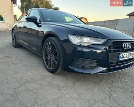 Синій Ауді А6, об'ємом двигуна 2 л та пробігом 60 тис. км за 35000 $, фото 1 на Automoto.ua