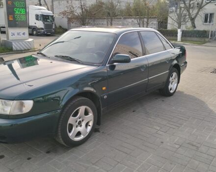 Зеленый Ауди А6, объемом двигателя 2.6 л и пробегом 298 тыс. км за 3700 $, фото 1 на Automoto.ua