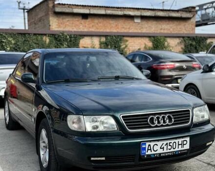 Зеленый Ауди А6, объемом двигателя 2 л и пробегом 470 тыс. км за 3700 $, фото 1 на Automoto.ua