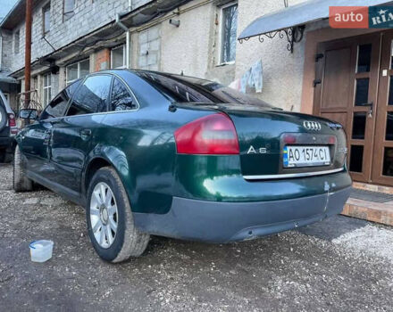 Зеленый Ауди А6, объемом двигателя 2.5 л и пробегом 479 тыс. км за 3400 $, фото 4 на Automoto.ua