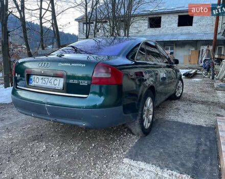 Зеленый Ауди А6, объемом двигателя 2.5 л и пробегом 479 тыс. км за 3400 $, фото 5 на Automoto.ua