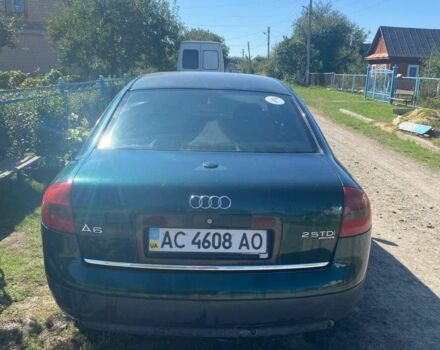 Зеленый Ауди А6, объемом двигателя 2.5 л и пробегом 398 тыс. км за 2500 $, фото 1 на Automoto.ua