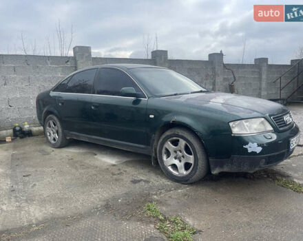 Зеленый Ауди А6, объемом двигателя 2.5 л и пробегом 369 тыс. км за 2850 $, фото 1 на Automoto.ua