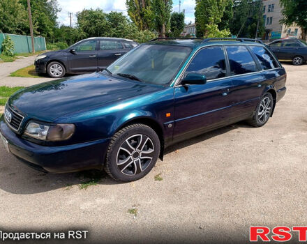 Зеленый Ауди А6, объемом двигателя 2.8 л и пробегом 452 тыс. км за 3500 $, фото 1 на Automoto.ua