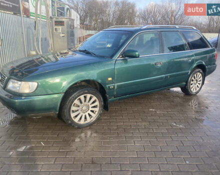 Зеленый Ауди А6, объемом двигателя 2.5 л и пробегом 500 тыс. км за 3500 $, фото 1 на Automoto.ua