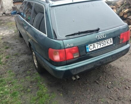 Зеленый Ауди А6, объемом двигателя 2.6 л и пробегом 313 тыс. км за 3500 $, фото 2 на Automoto.ua