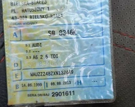 Зеленый Ауди А6, объемом двигателя 2.5 л и пробегом 190 тыс. км за 600 $, фото 5 на Automoto.ua