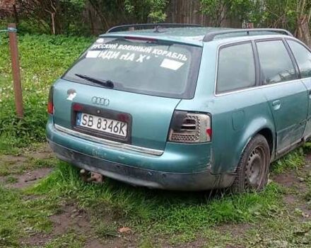 Зеленый Ауди А6, объемом двигателя 2.5 л и пробегом 190 тыс. км за 600 $, фото 1 на Automoto.ua