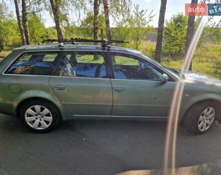 Зеленый Ауди А6, объемом двигателя 2.5 л и пробегом 319 тыс. км за 4200 $, фото 2 на Automoto.ua