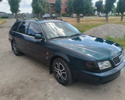 Зеленый Ауди А6, объемом двигателя 2.8 л и пробегом 452 тыс. км за 3500 $, фото 1 на Automoto.ua