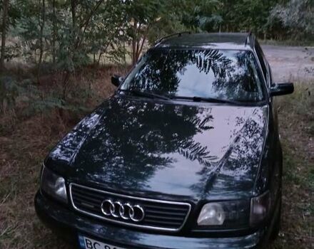 Зеленый Ауди А6, объемом двигателя 2.8 л и пробегом 325 тыс. км за 3700 $, фото 1 на Automoto.ua